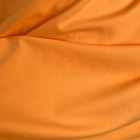 Susana Monaco V-Neck A-Line Mini Dress in Electric Orange Neon - Picture 9 of 16